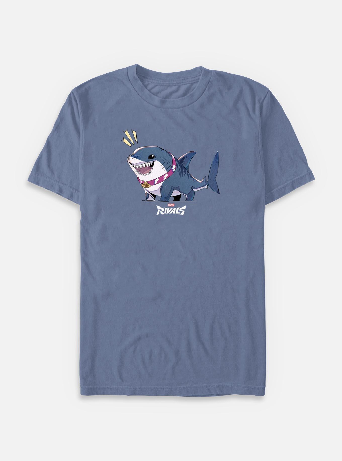 Marvel Rivals Alert Jeff The Landshark Garment Dye T-Shirt, , hi-res