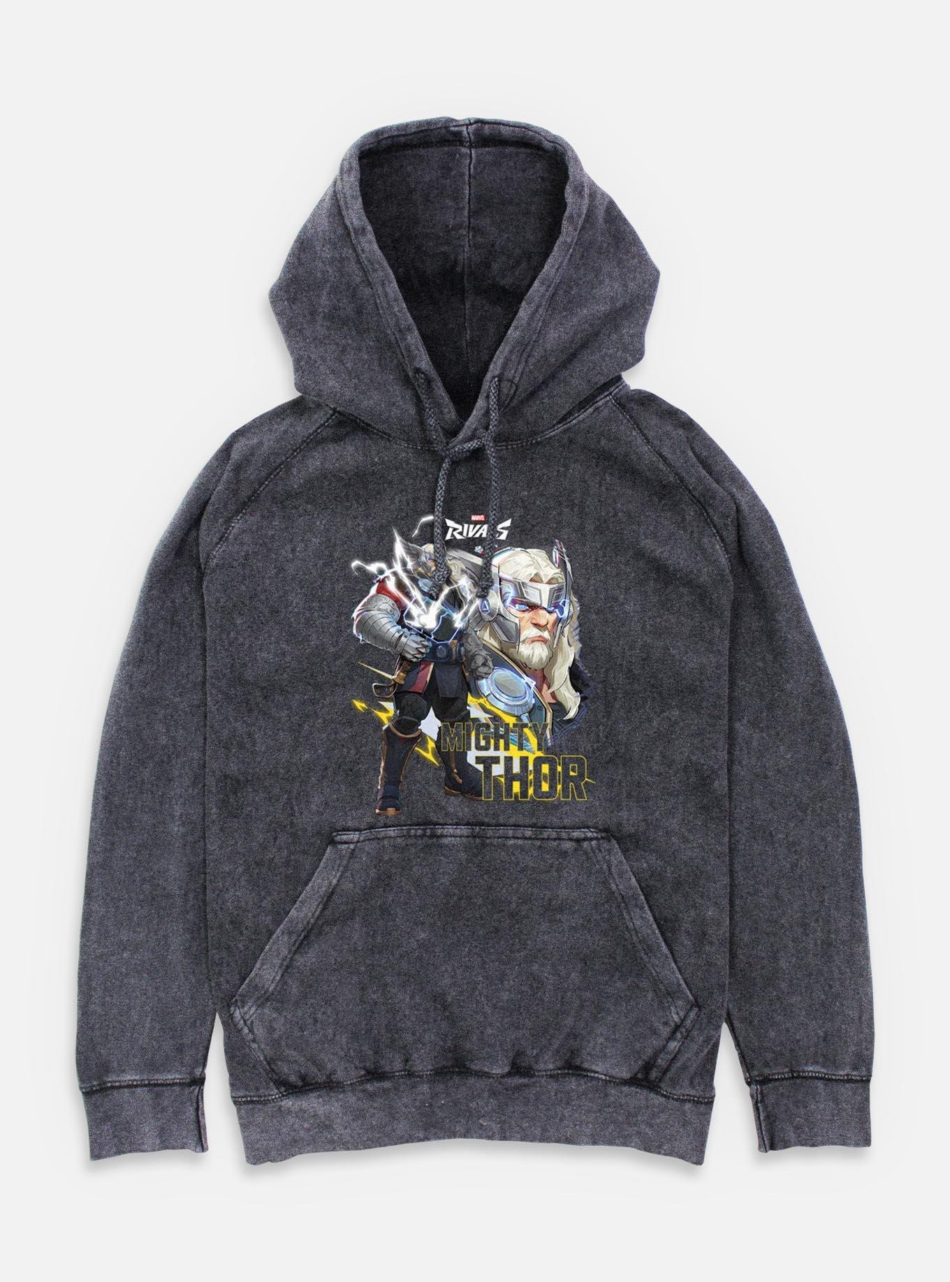 Marvel Rivals Mighty Thor Mineral Wash Hoodie, , hi-res