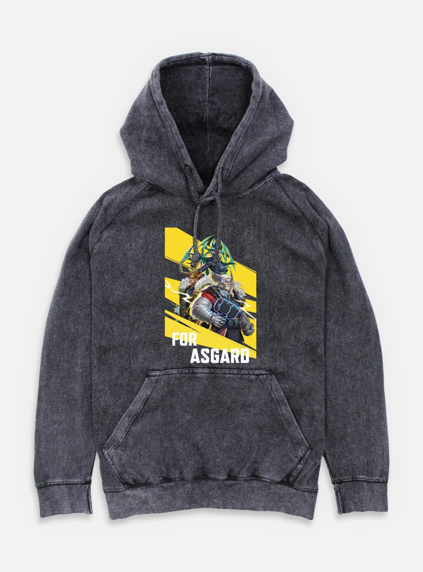 Marvel Rivals For Asgard Mineral Wash Hoodie, , hi-res