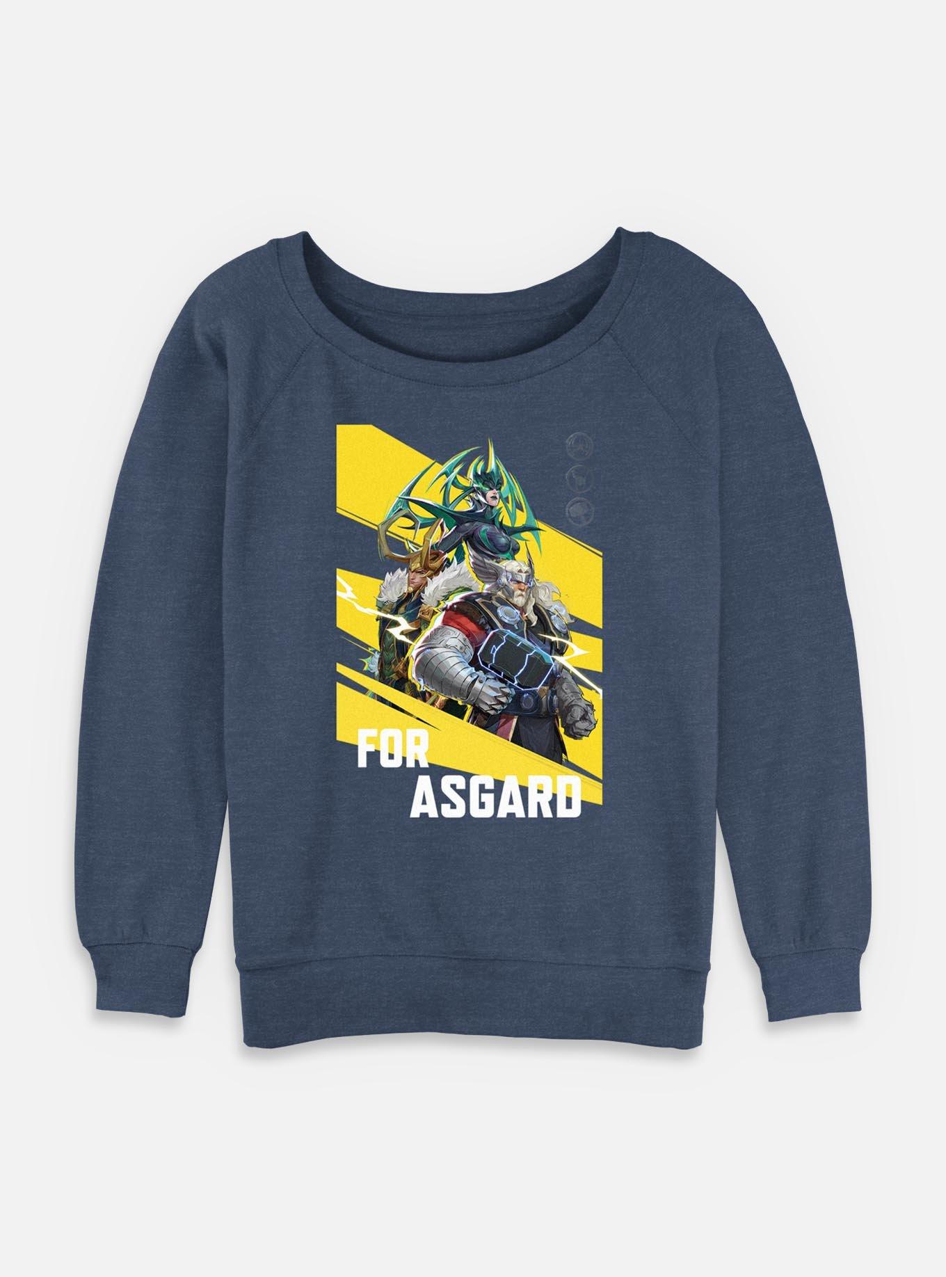 Marvel Rivals For Asgard Womens Slouchy Sweatshirt, , hi-res