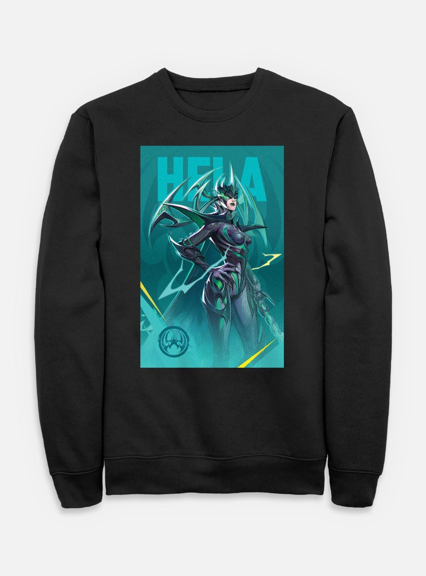 Marvel Rivals Hela Pose Sweatshirt, BLACK, hi-res