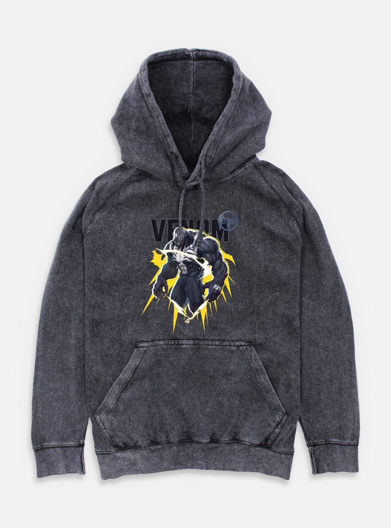 Marvel Rivals Venom Energy Mineral Wash Hoodie, , hi-res
