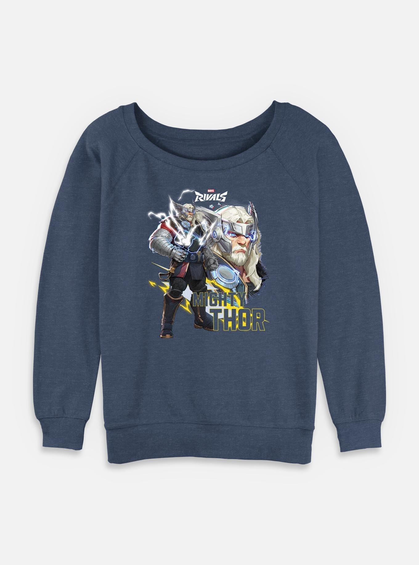 Marvel Rivals Mighty Thor Womens Slouchy Sweatshirt, , hi-res