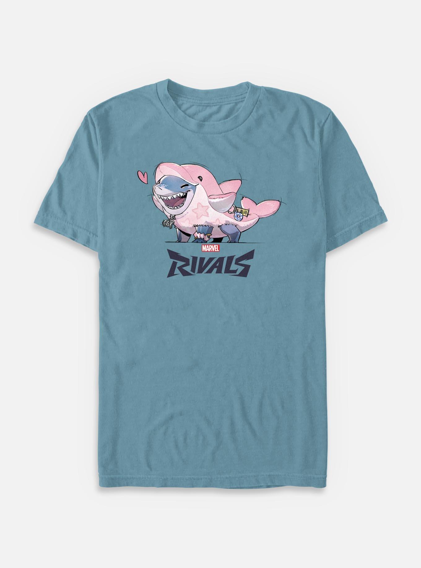 Marvel Rivals Lovely Jeff The Landshark Garment Dye T-Shirt, , hi-res