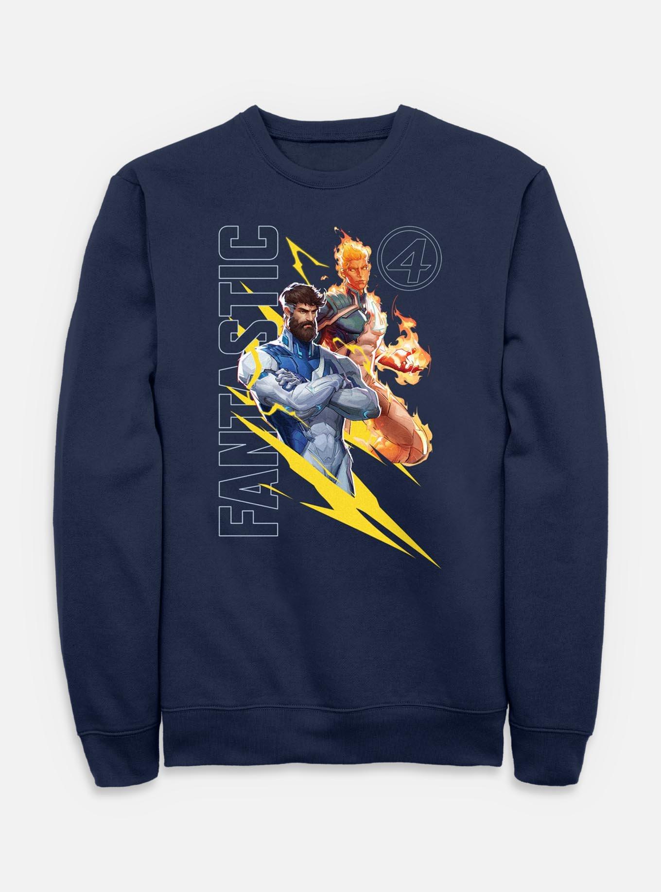 Marvel Rivals Human Torch & Mr. Fantastic Sweatshirt, , hi-res