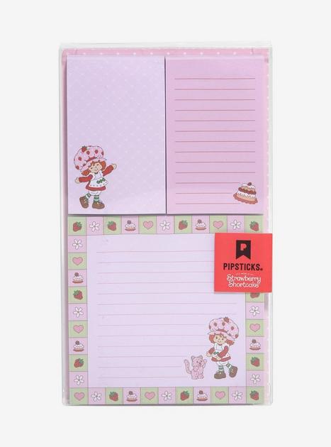 Pipsticks Strawberry Shortcake Memo Pad Set | Hot Topic