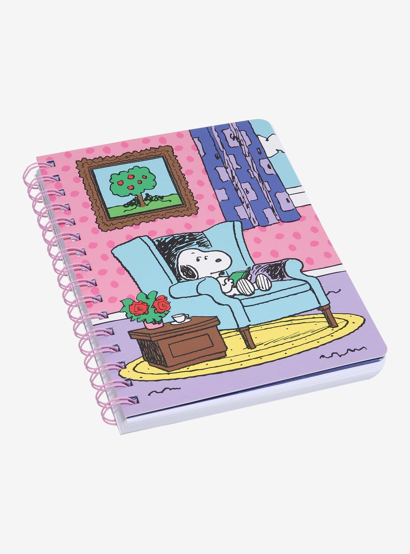 Pipsticks Peanuts Snoopy Spiral Notebook 