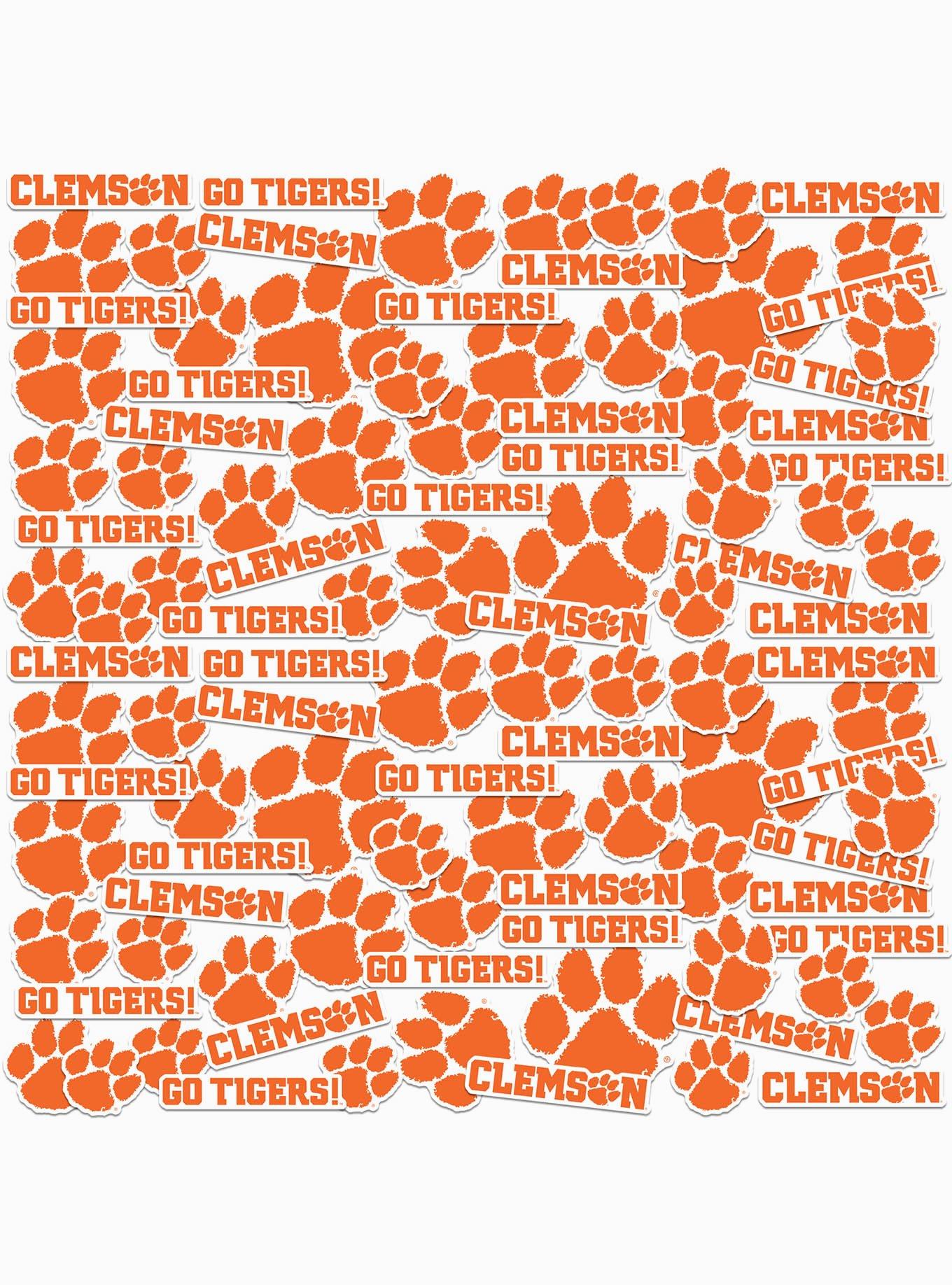 Clemson University 100 Ct. Sticker Pack, , hi-res