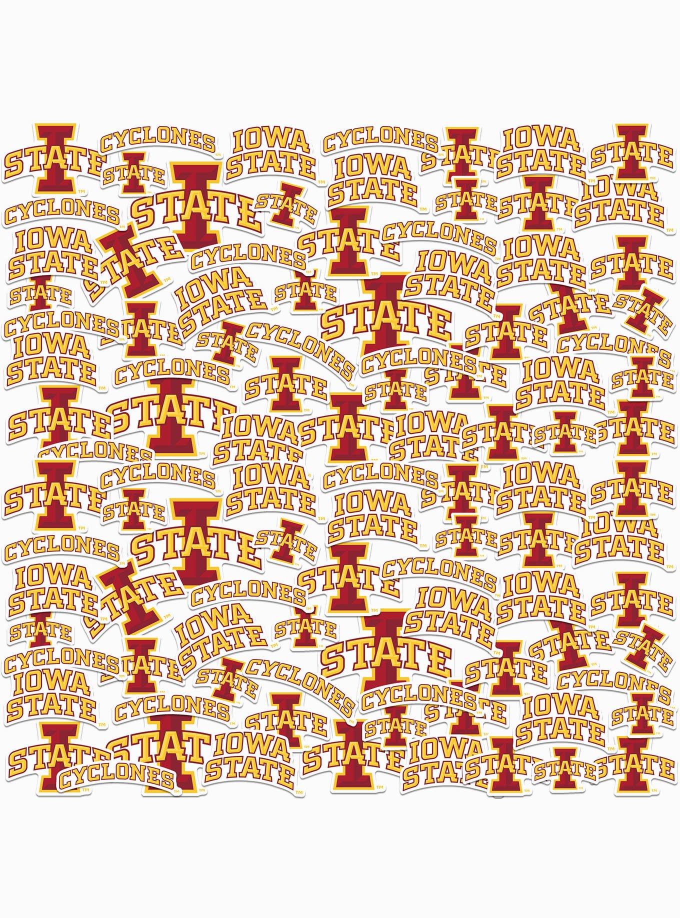 Iowa State University Cyclones Logo 100Ct. Sticker Pack, , hi-res