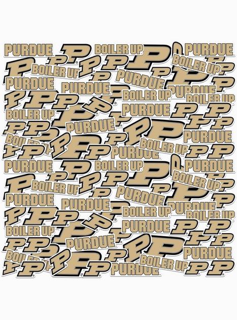Purdue University Wordmark Logo 100Ct. Sticker Pack | Hot Topic