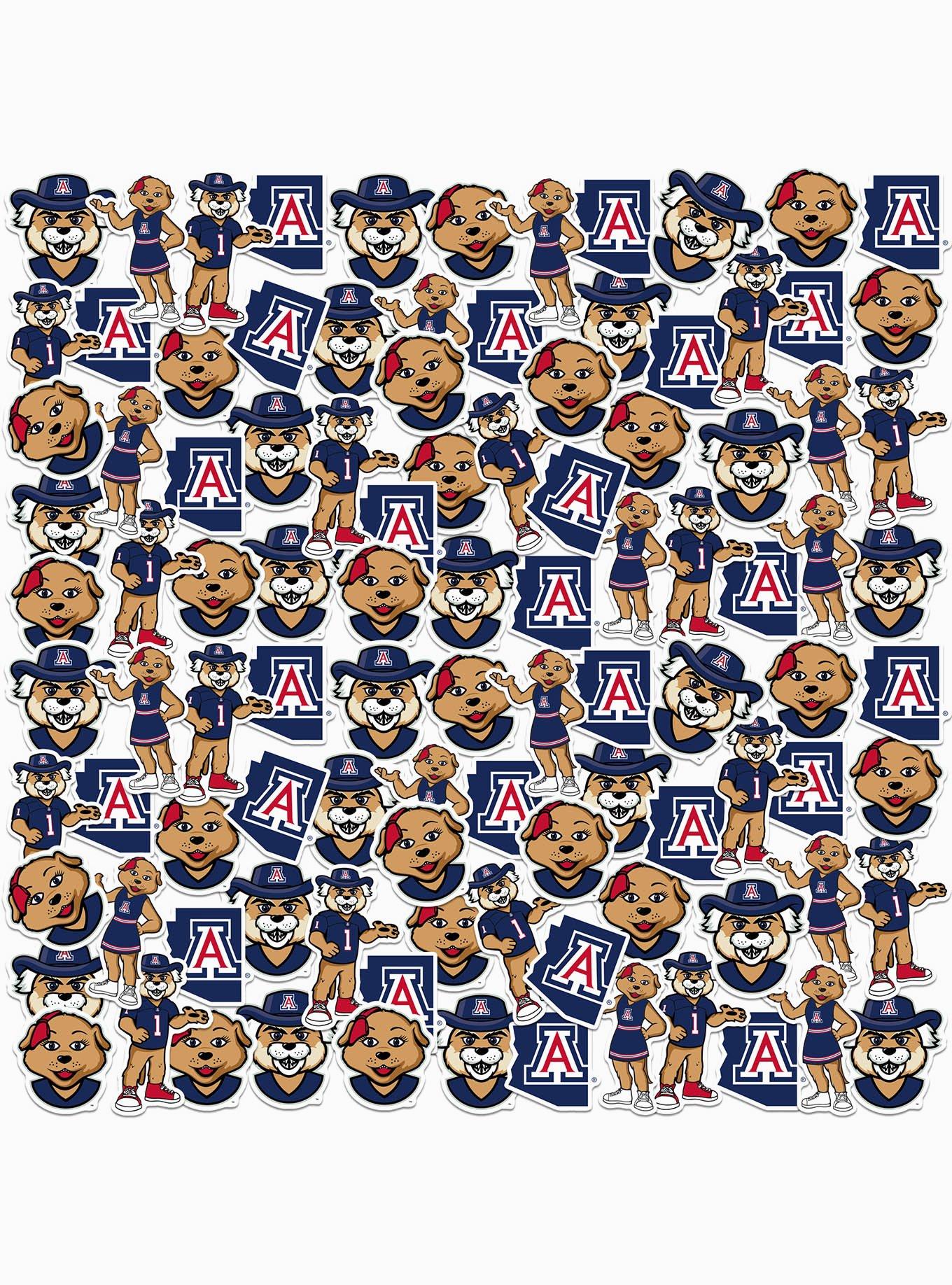University Of Arizona 100 Ct. Sticker Pack, , hi-res