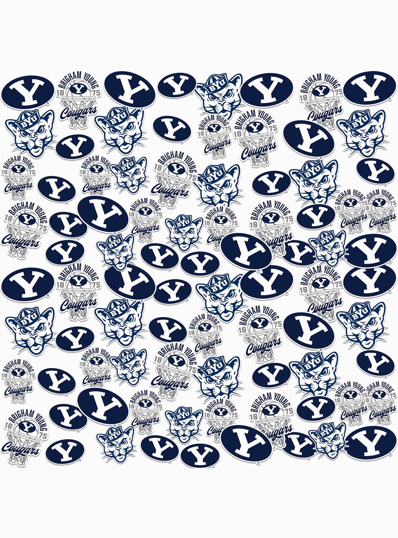Brigham Young University BYU 100 Ct. Sticker Pack, , hi-res