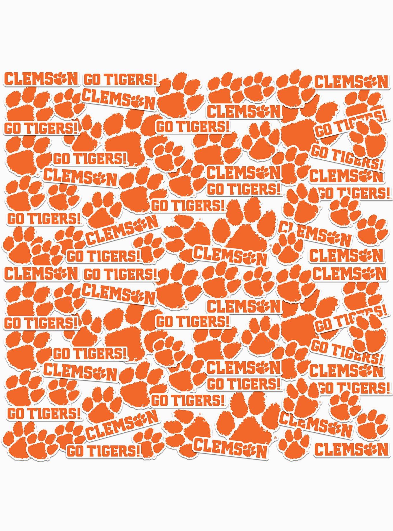 Clemson University Tigers 100 Ct. Sticker Pack, , hi-res
