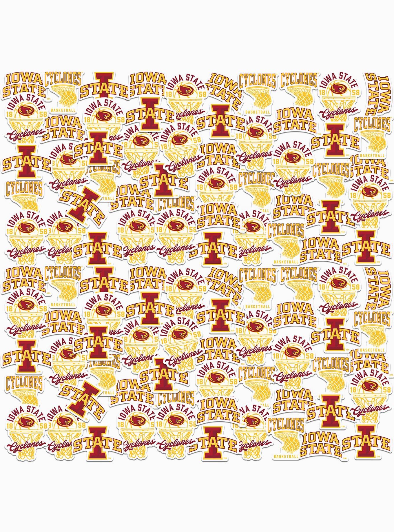 Iowa State University Basketball 100Ct. Sticker Pack, , hi-res