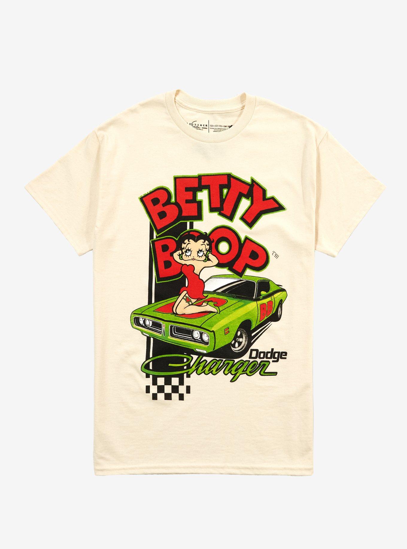 Betty Boop X Dodge Charger T-Shirt, , hi-res