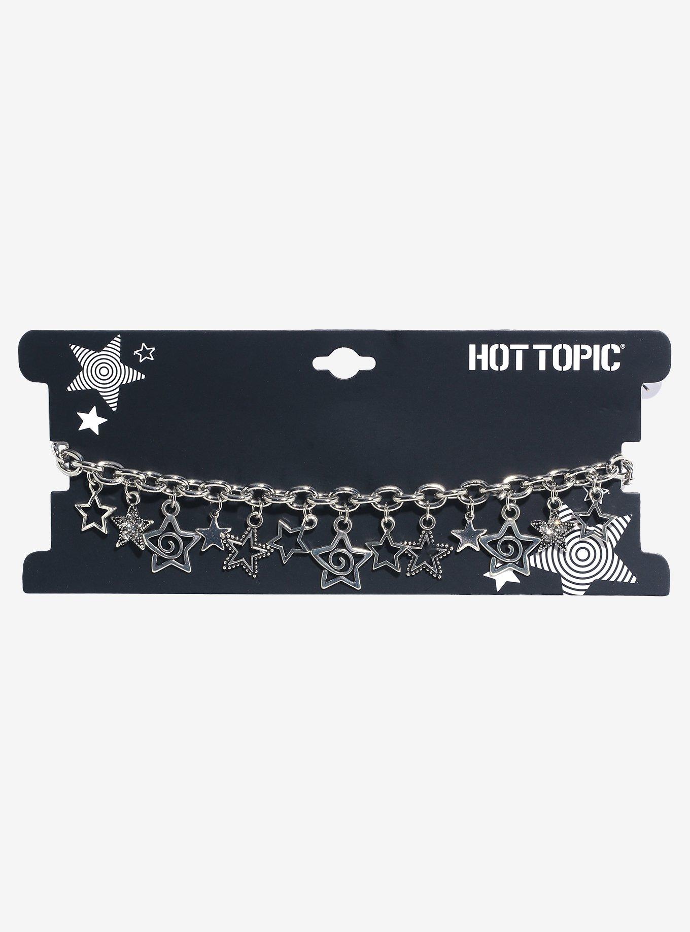 Spiral Star Charm Chain Choker, , hi-res