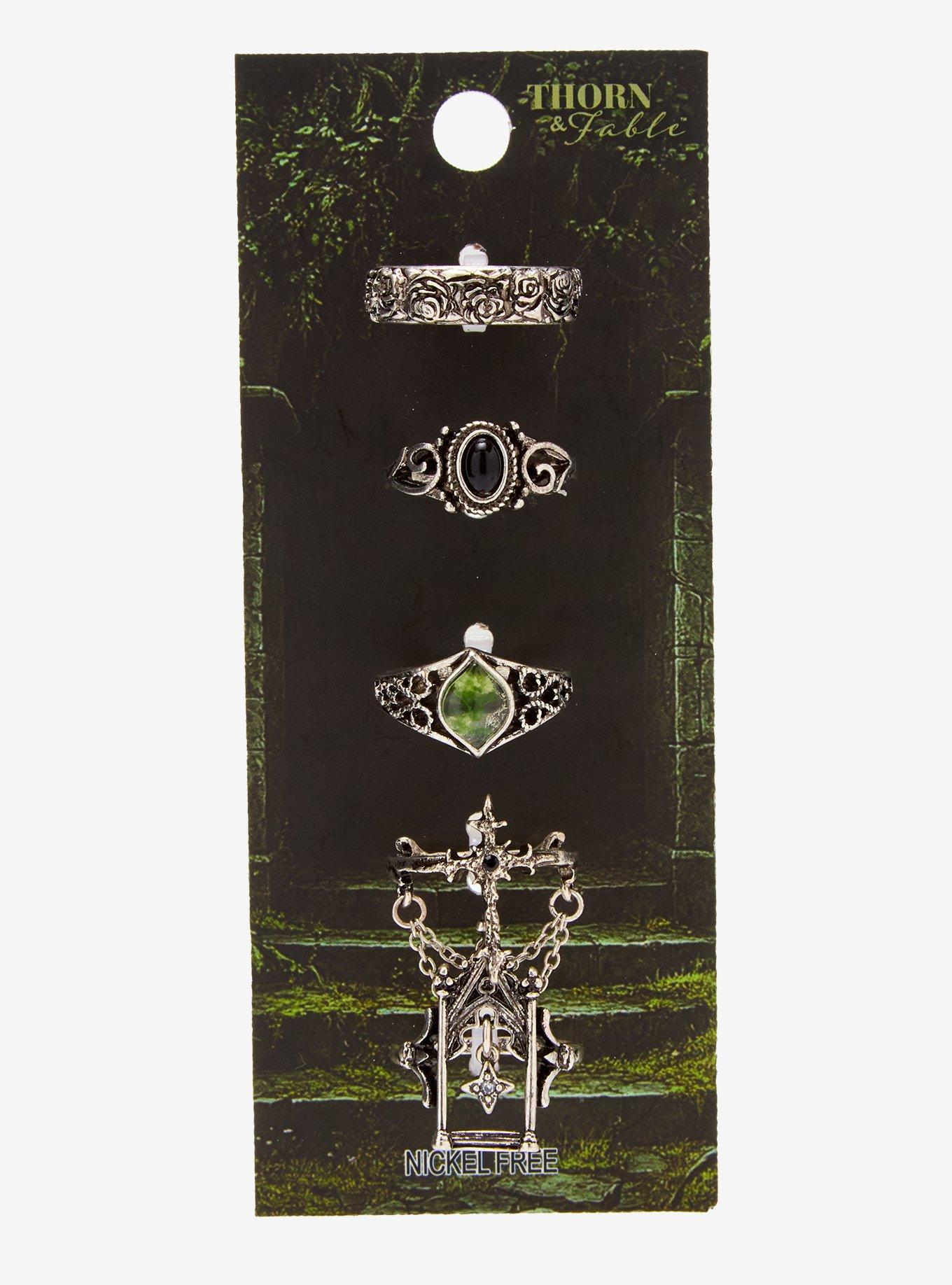Thorn & Fable Grunge Castle Ring Set, , hi-res