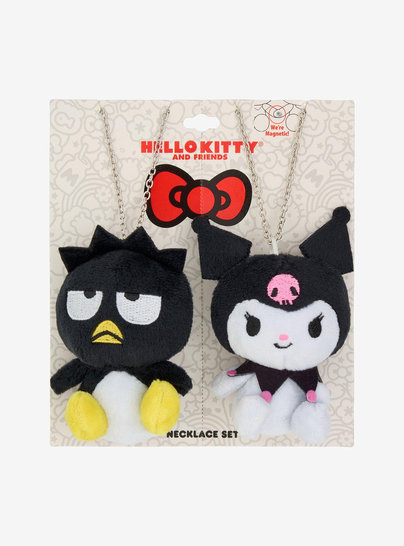 Kuromi & Badtz-Maru Plush Best Friend Necklace Set, , hi-res