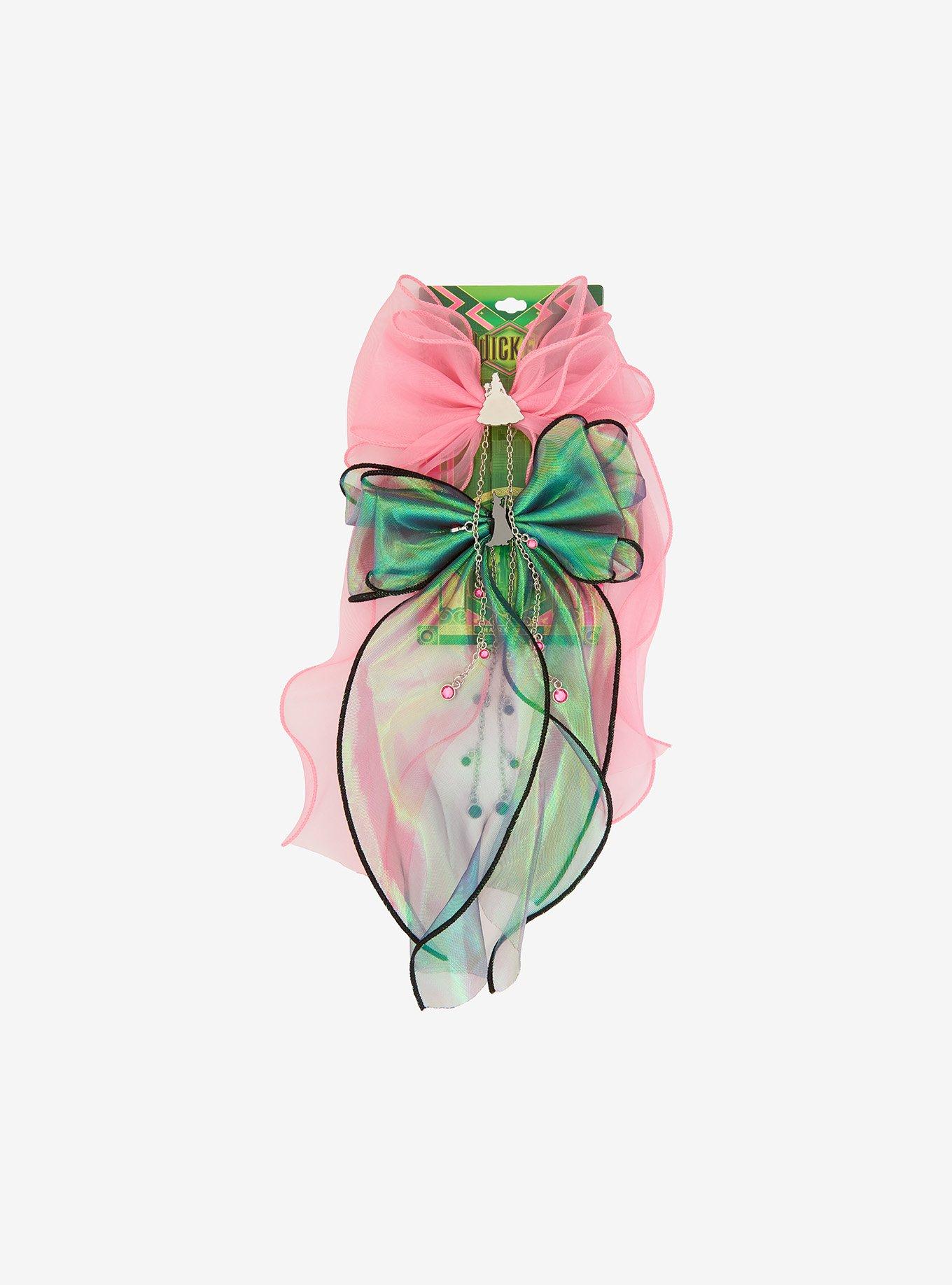 Wicked Glinda & Elphaba Organza Hair Bow Set, , hi-res