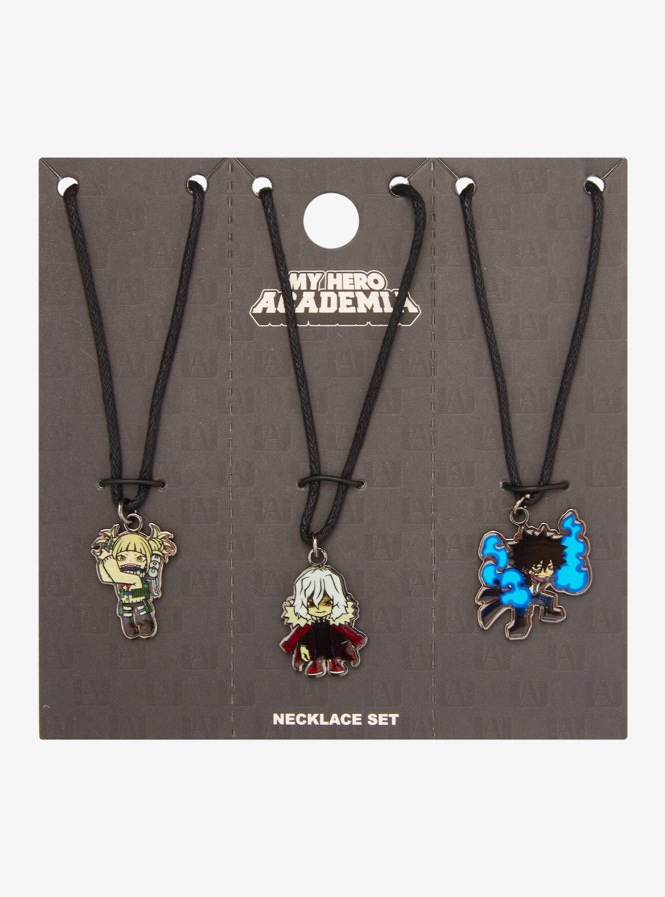 My Hero Academia Villains Trio Cord Necklace Set, , hi-res