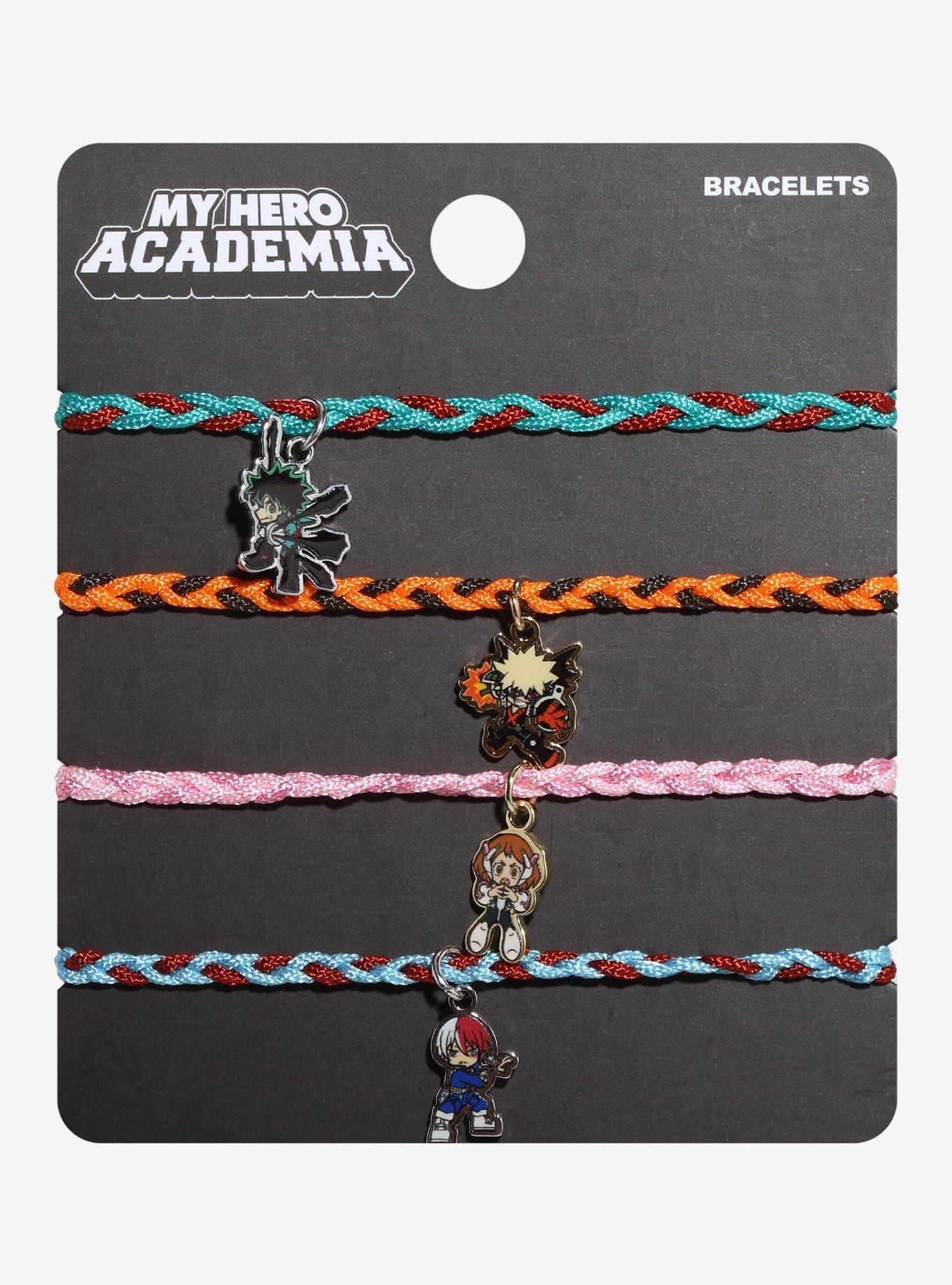 My Hero Academia Chibi Heroes Cord Bracelet Set, , hi-res