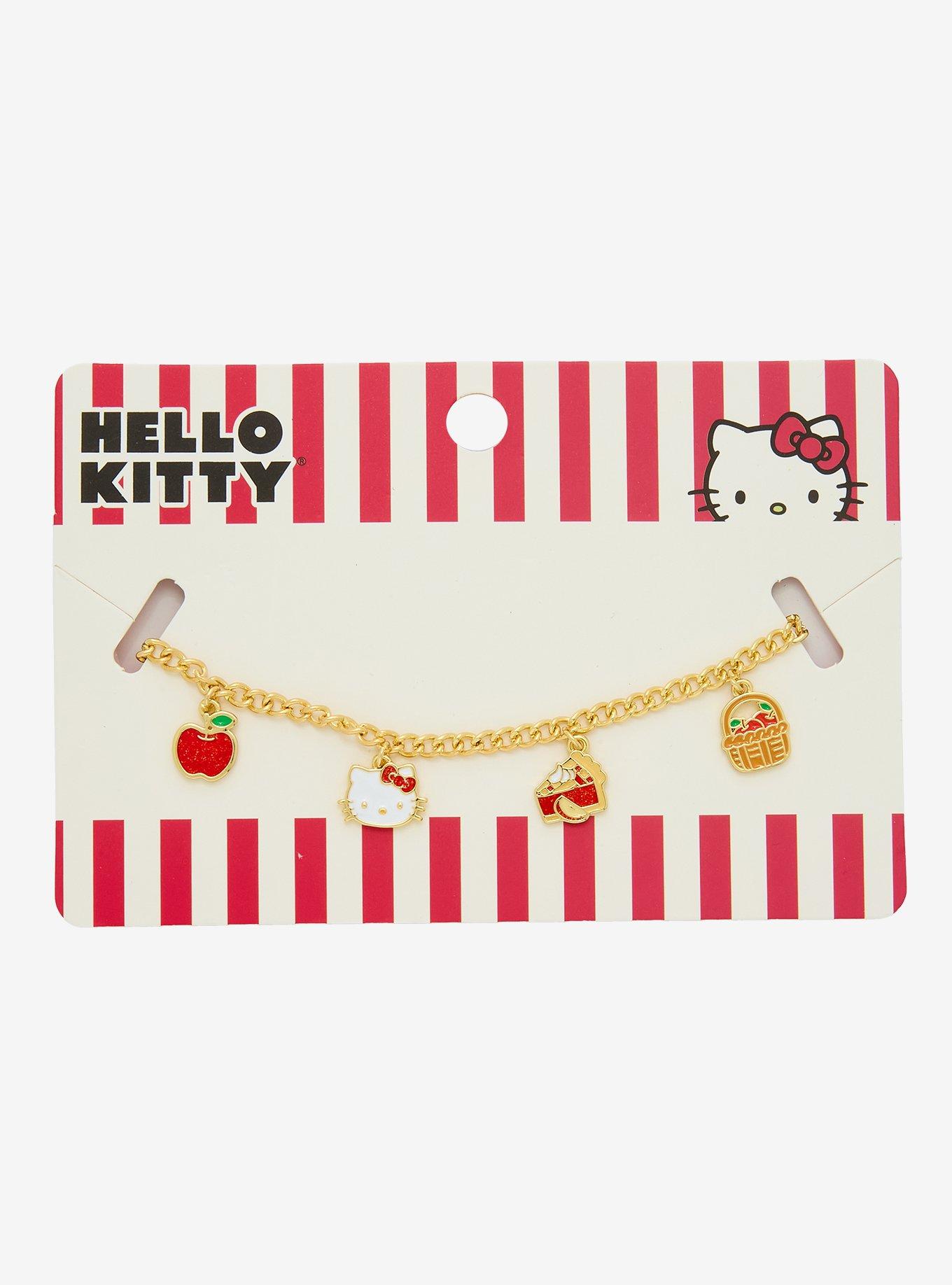 Hello Kitty Apple Charm Bracelet, , hi-res