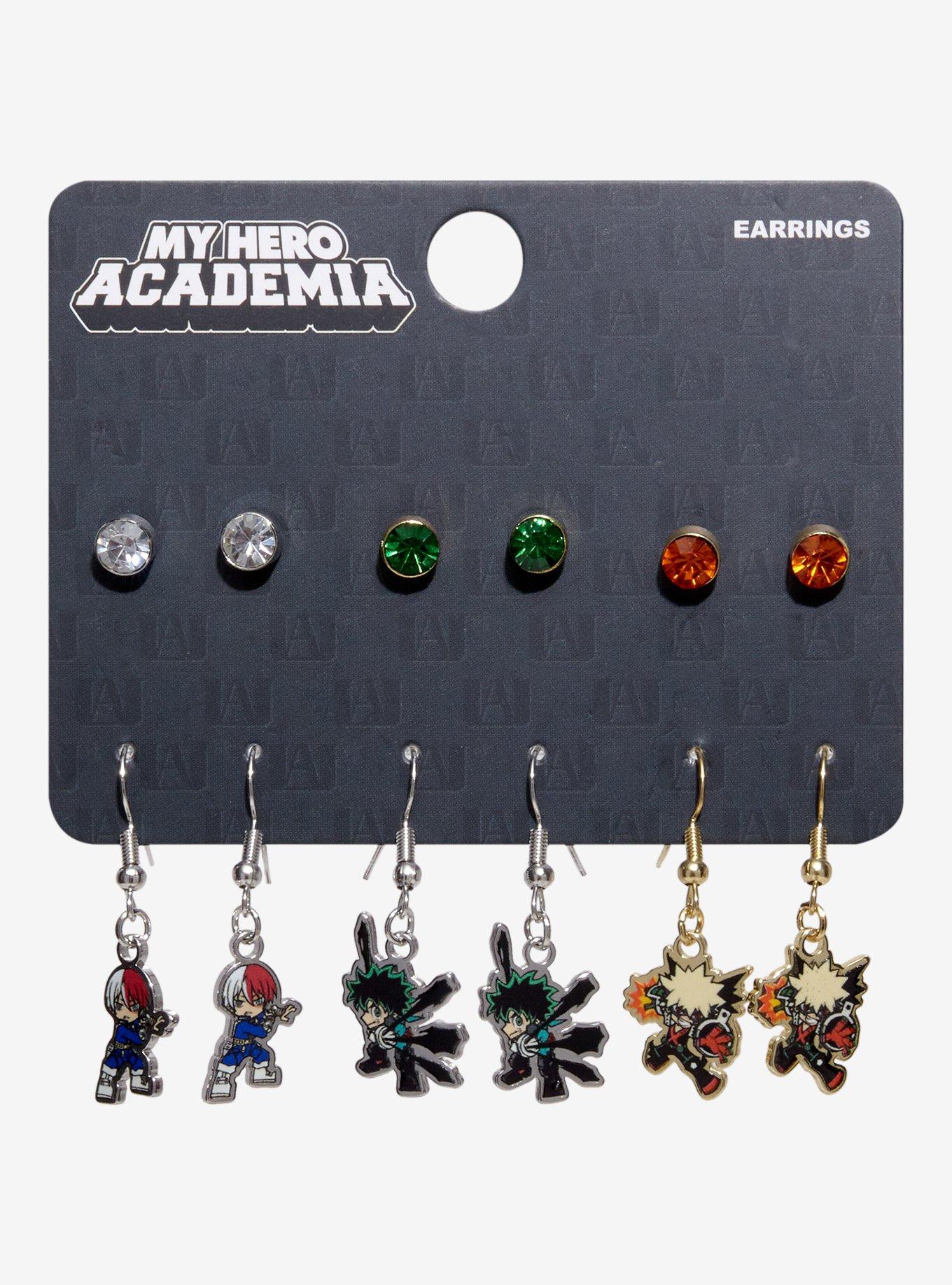 My Hero Academia Chibi Trio Earring Set, , hi-res
