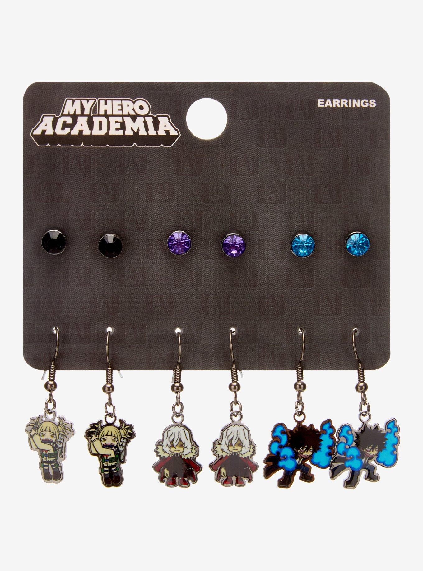 My Hero Academia Chibi Villains Earring Set, , hi-res
