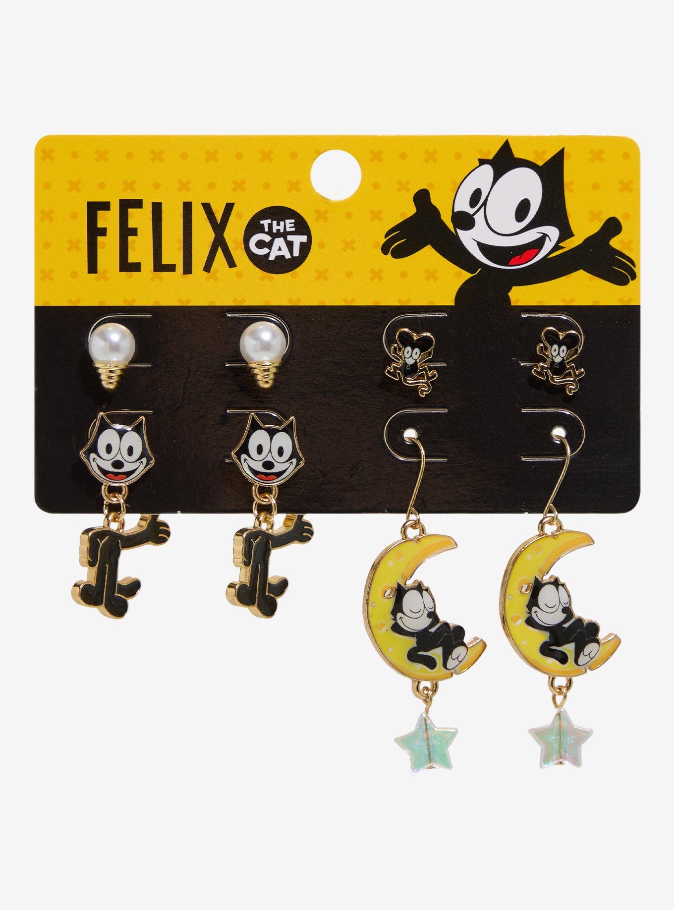 Felix The Cat Earring Set, , hi-res