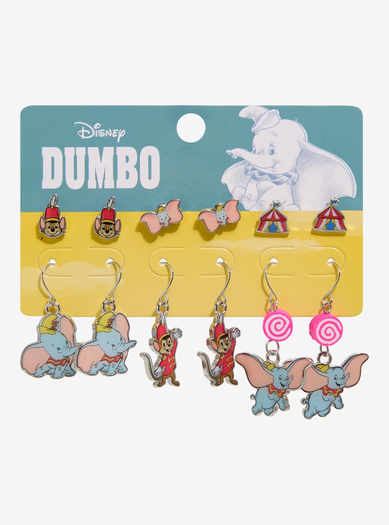 Disney Dumbo Characters Earring Set, , hi-res