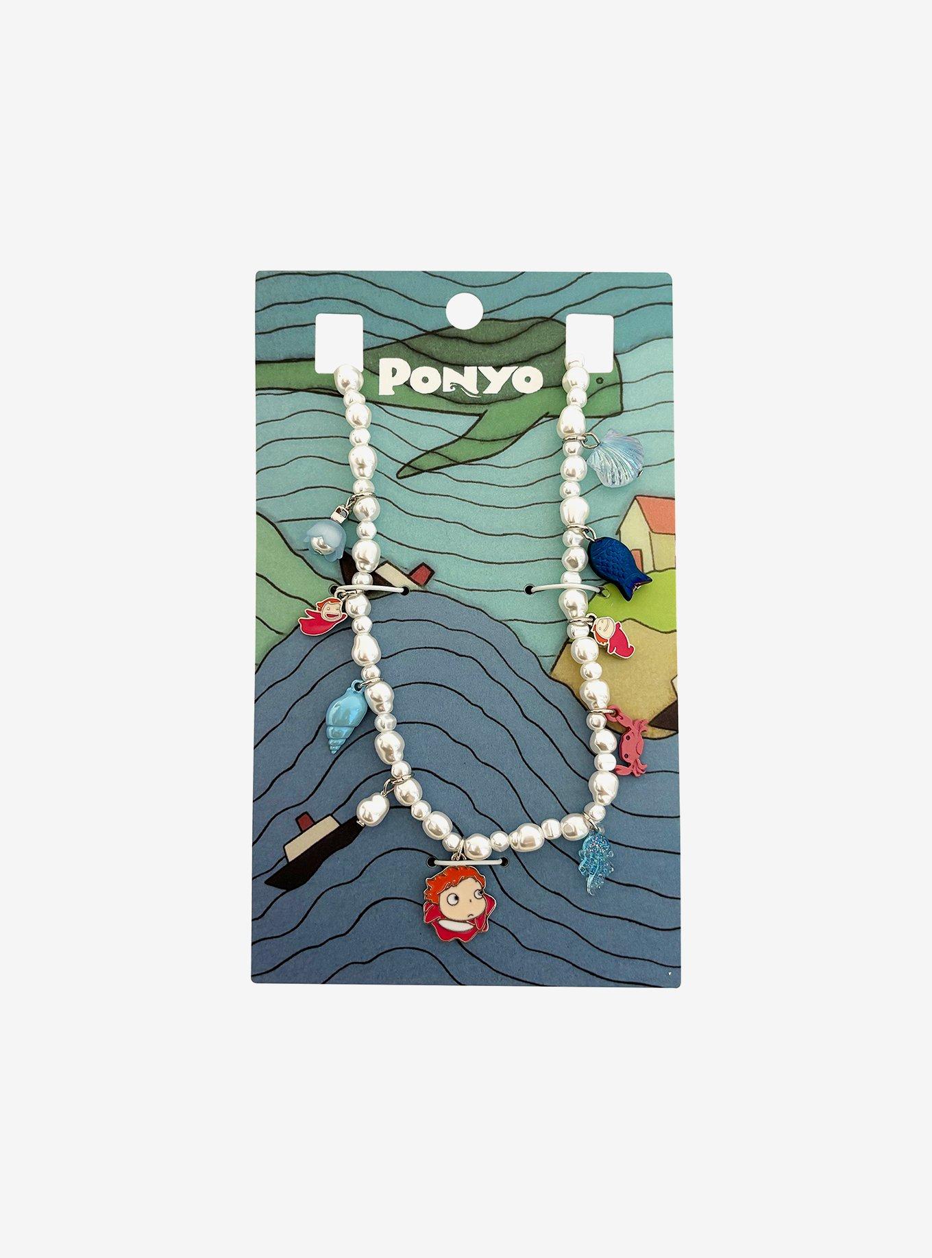 Her Universe Studio Ghibli® Ponyo Charm Bead Necklace, , hi-res