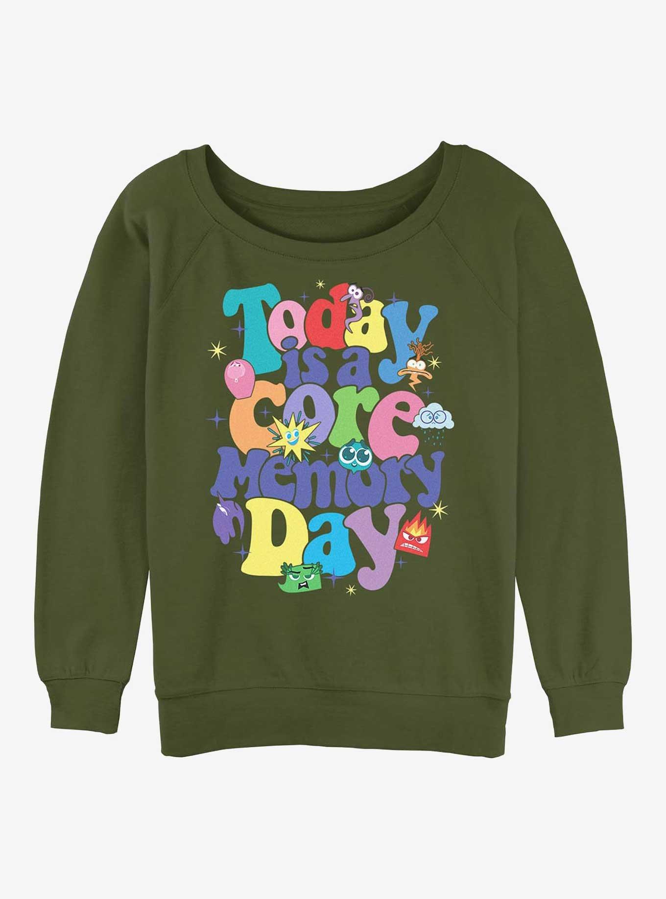 Disney Pixar Inside Out 2 Core Memory Day Girls Slouchy Sweatshirt, , hi-res