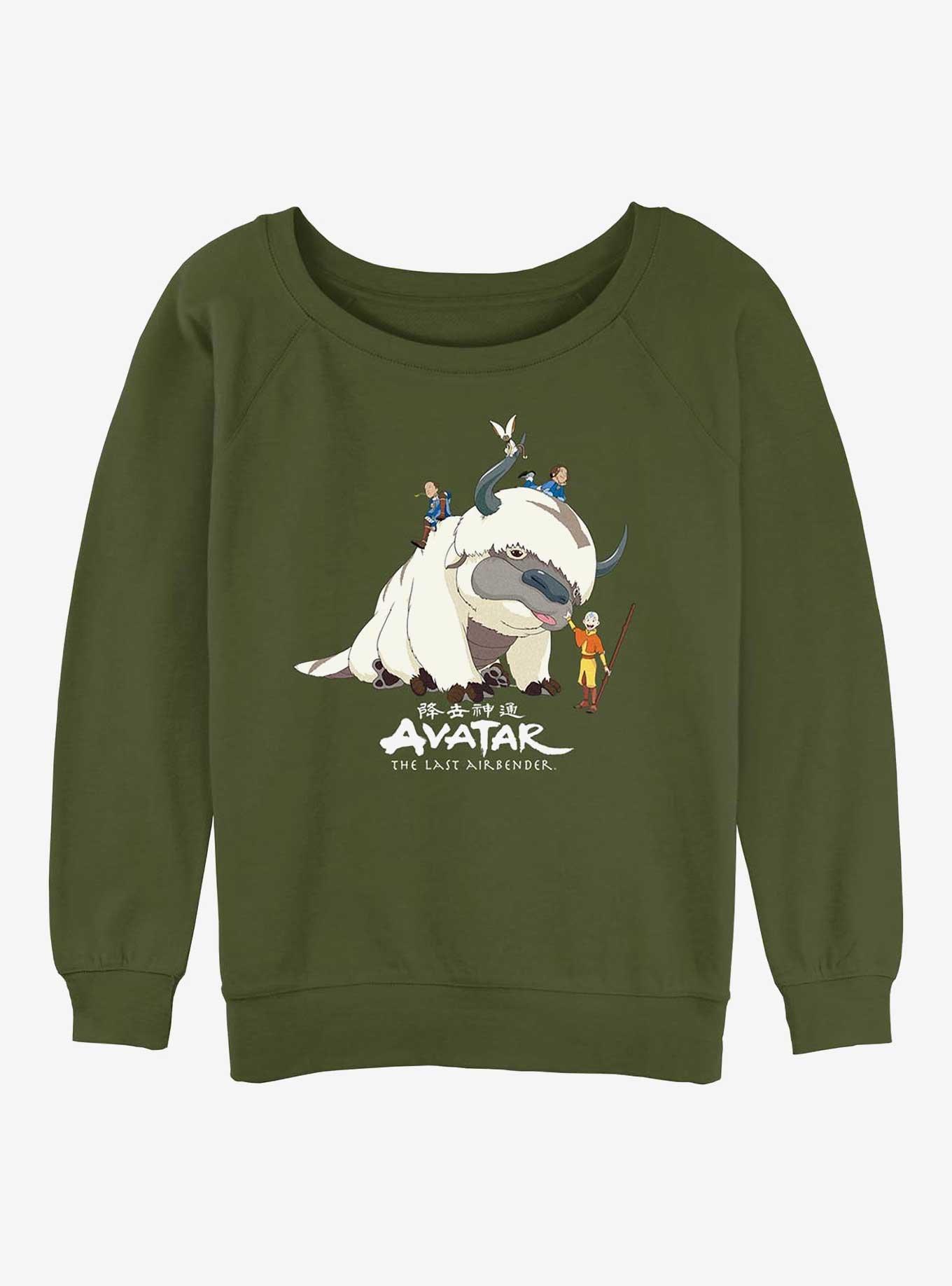 Avatar: The Last Airbender Avatar Gang Girls Slouchy Sweatshirt, , hi-res