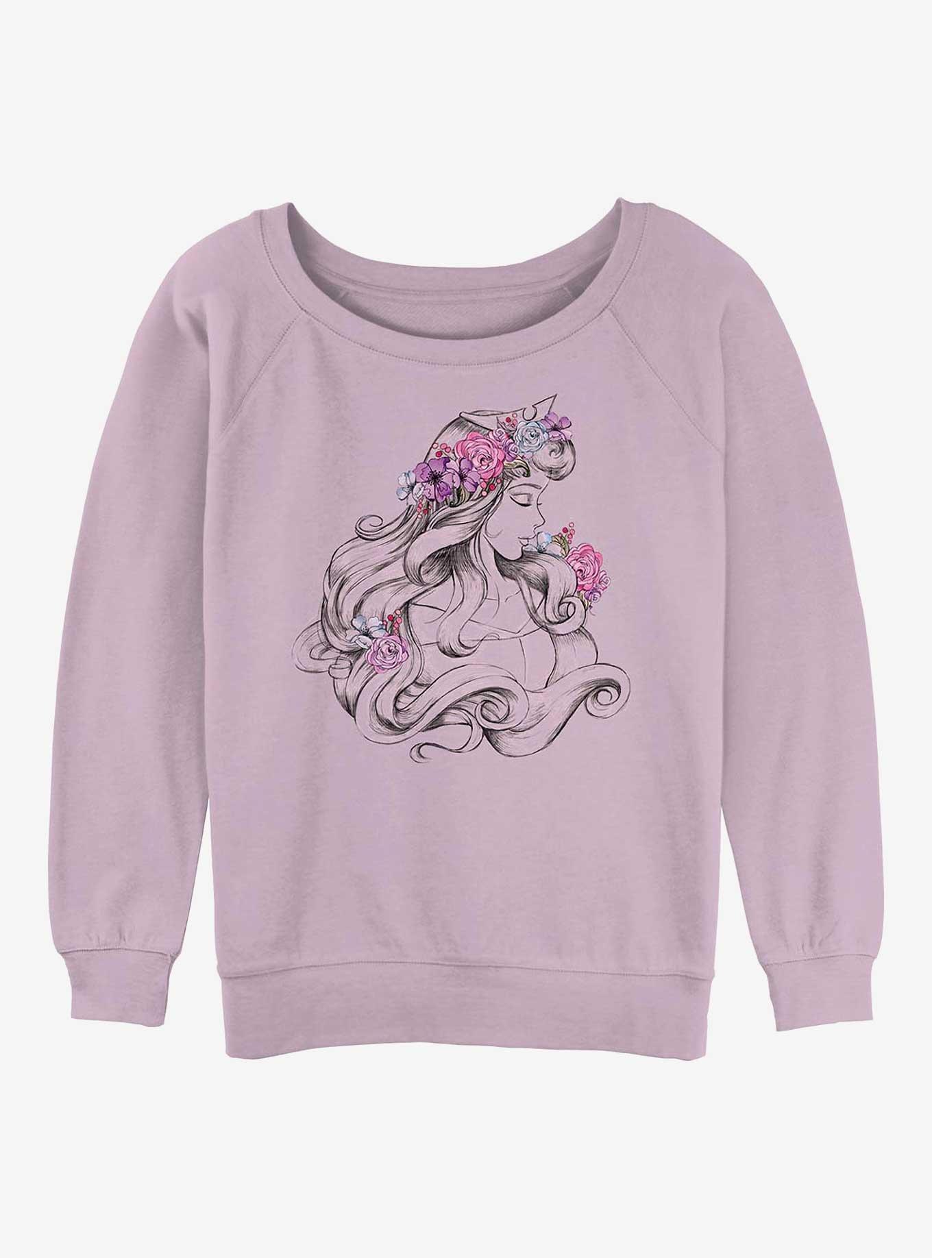 Disney Sleeping Beauty Aurora Blossom Girls Slouchy Sweatshirt, , hi-res