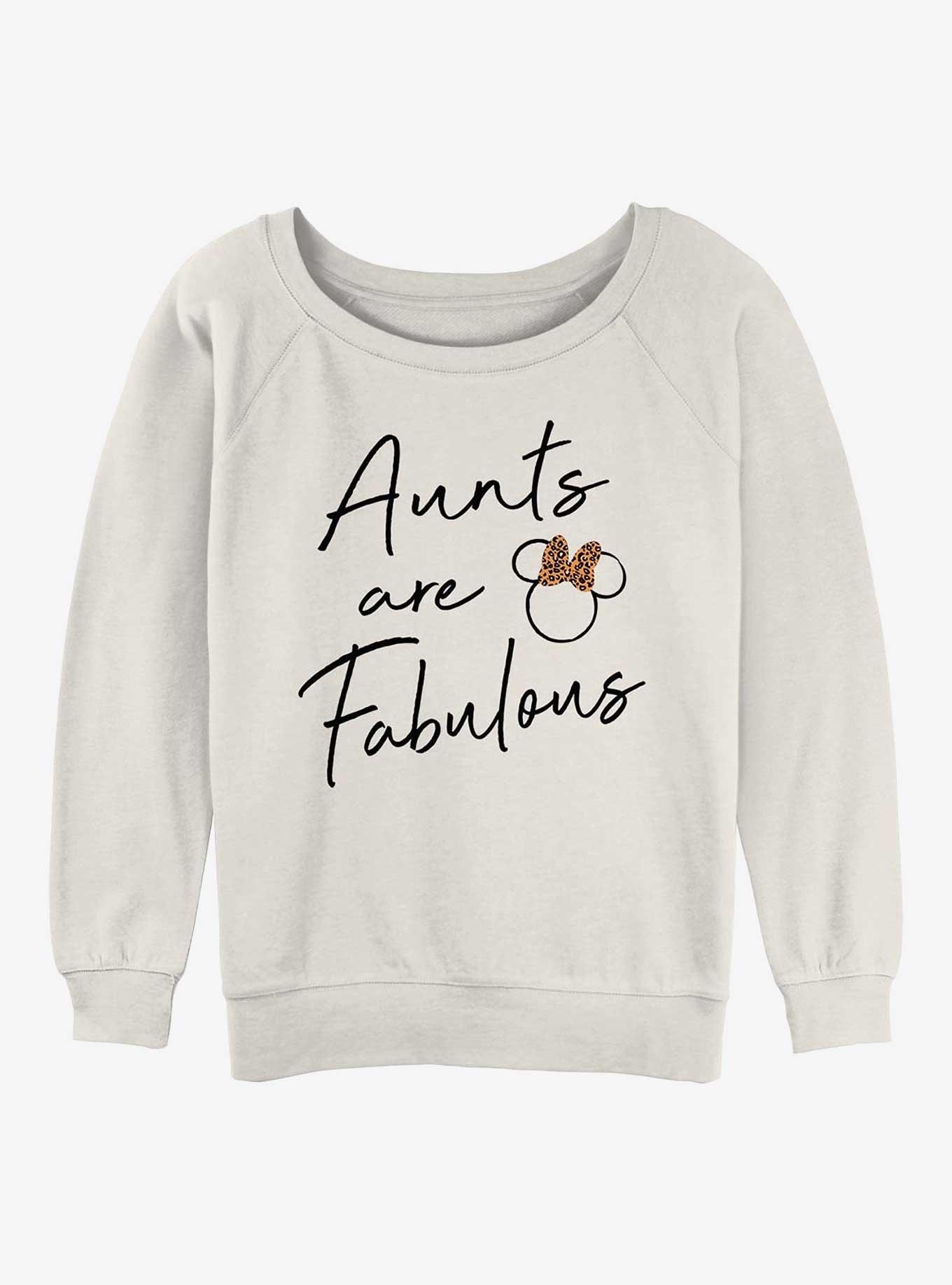 Disney Minnie Mouse Fab Aunt Girls Slouchy Sweatshirt, , hi-res