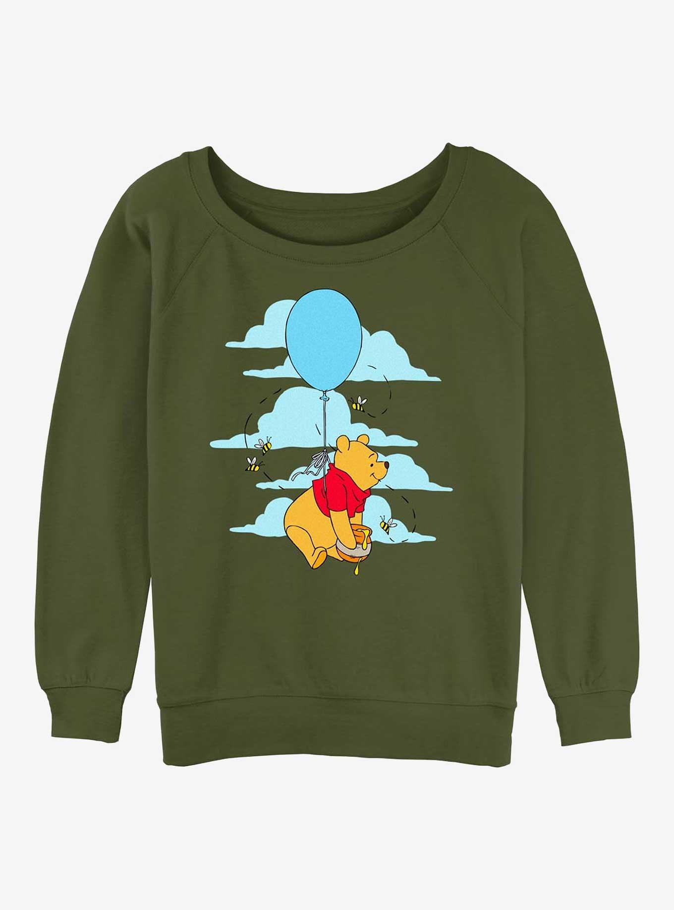 Disney Winnie The Pooh Pooh Balloon Girls Slouchy Sweatshirt, , hi-res