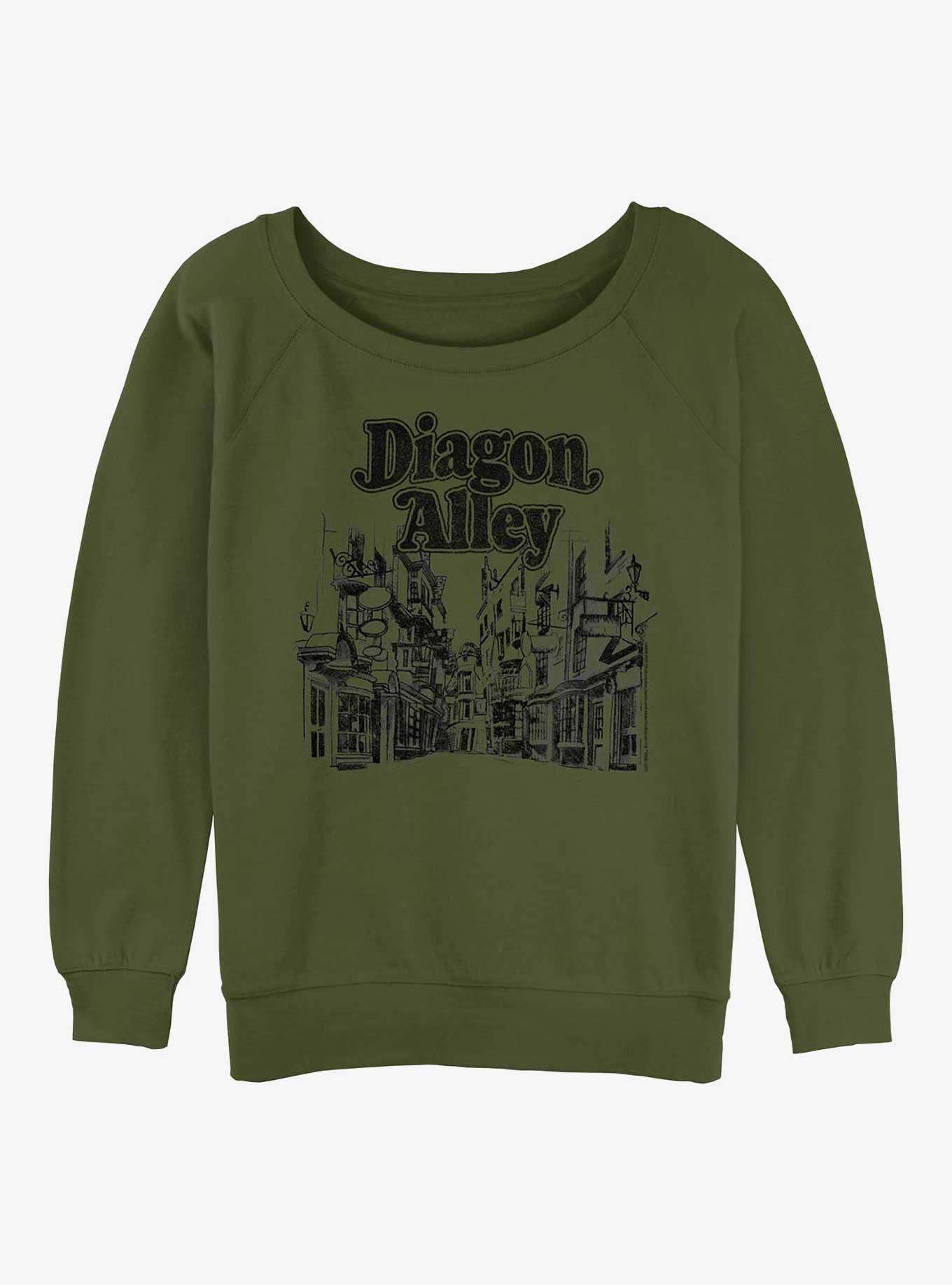 Harry Potter Diagon Alley Girls Slouchy Sweatshirt, , hi-res