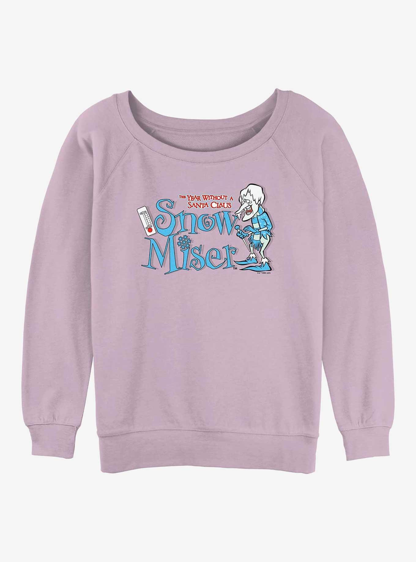 The Year Without a Santa Claus Snow Badge Girls Slouchy Sweatshirt, , hi-res