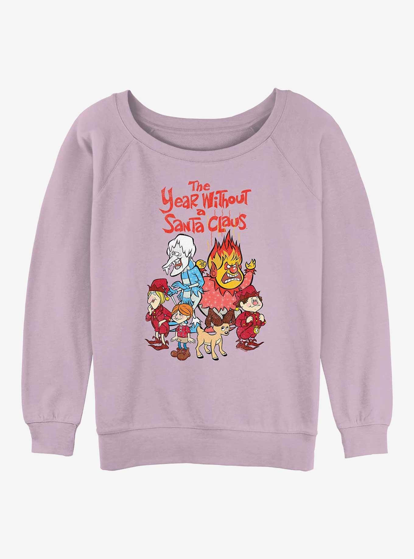 The Year Without a Santa Claus Logo Group Girls Slouchy Sweatshirt, , hi-res