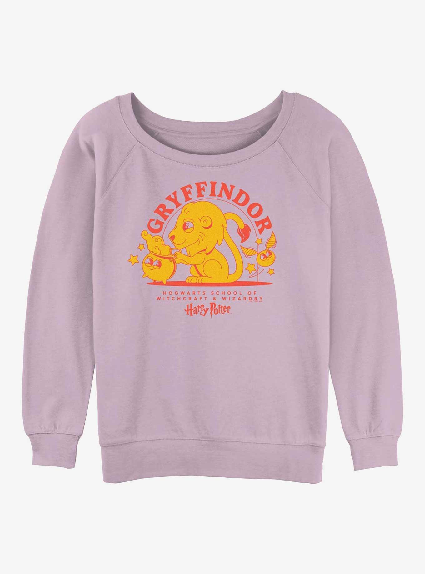 Harry Potter Witchcraft Gryffindor Girls Slouchy Sweatshirt, , hi-res