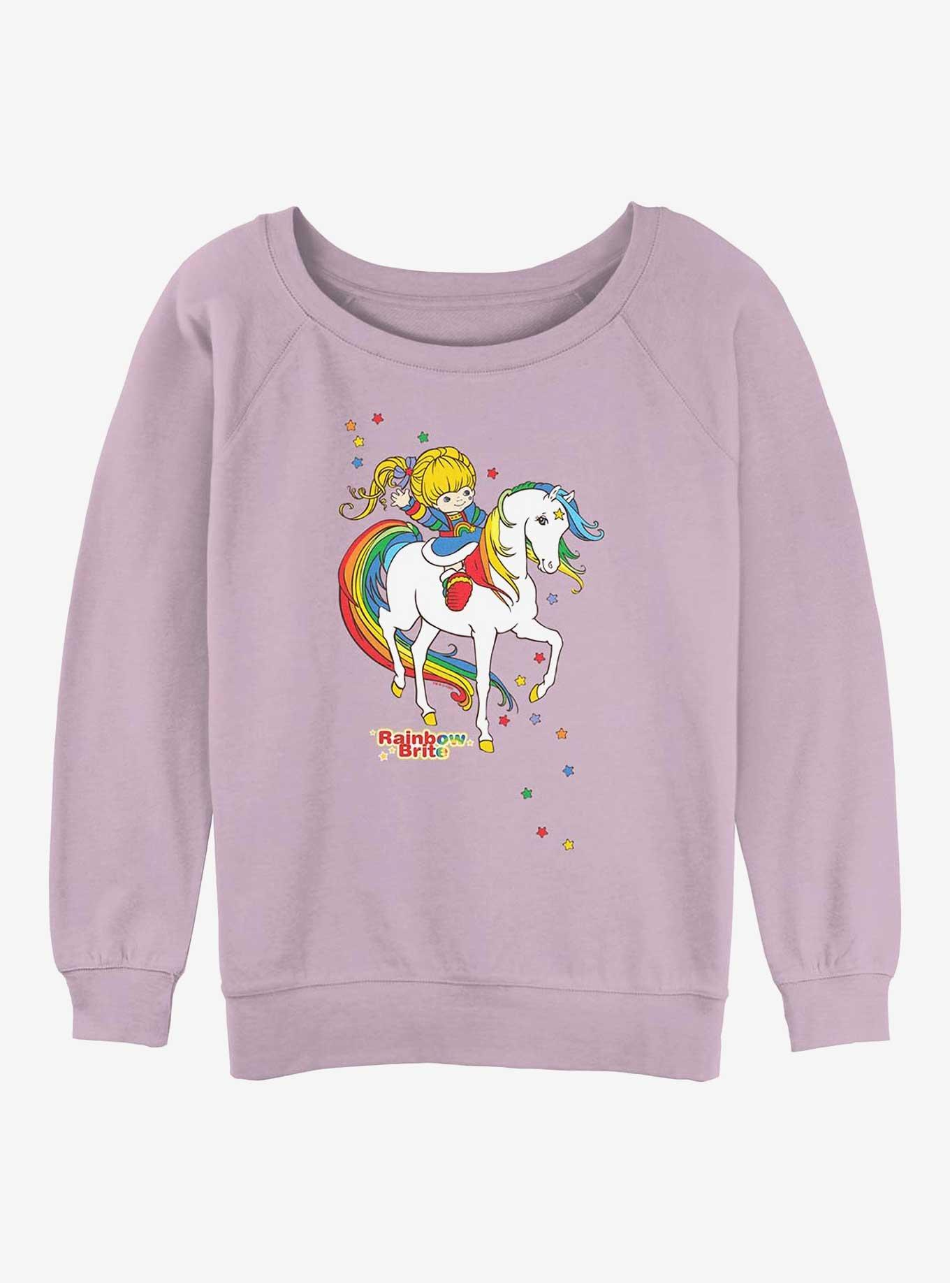Rainbow Brite And Starlite Girls Slouchy Sweatshirt, , hi-res