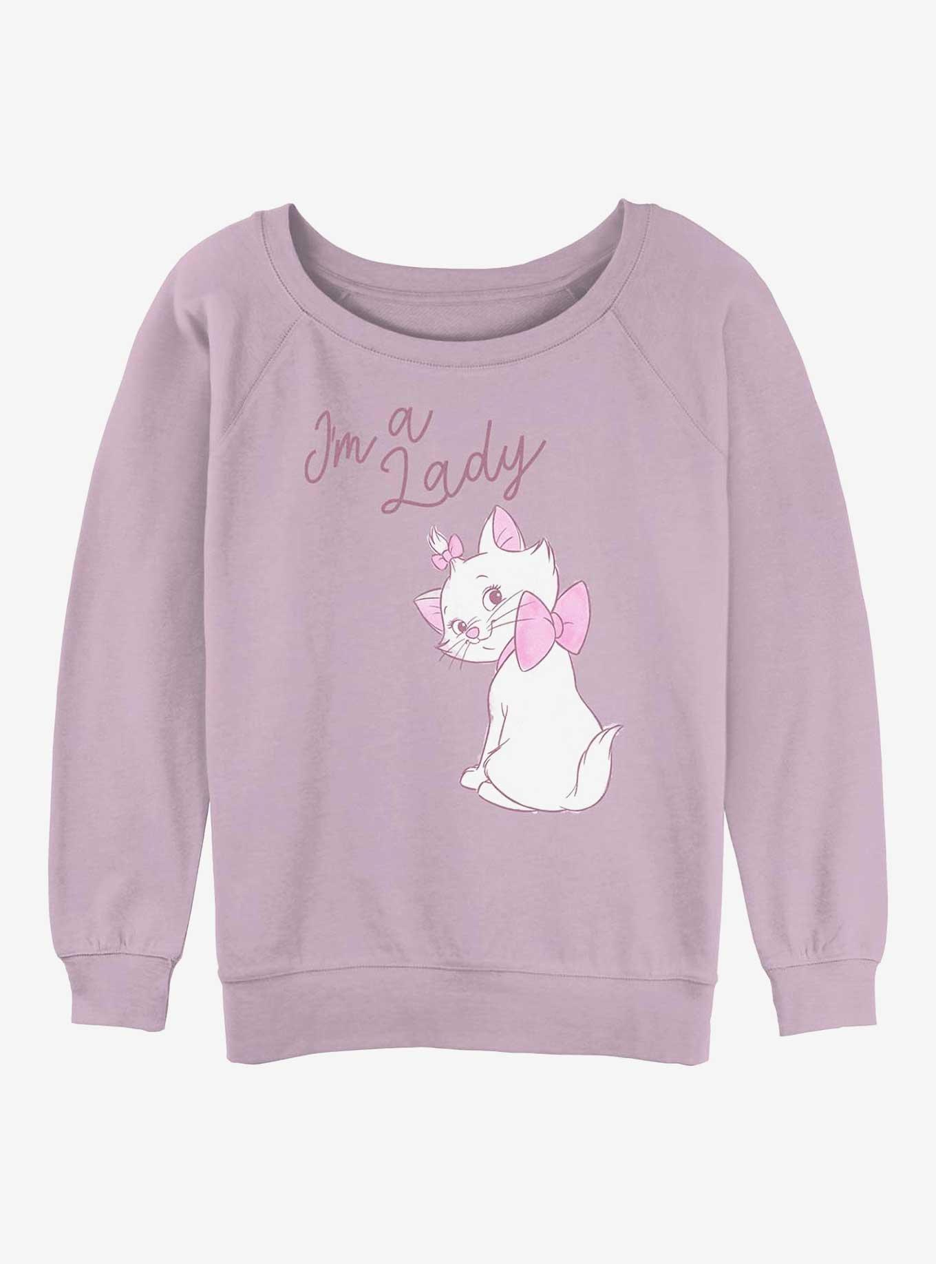 Disney The AristoCats A Lady Girls Slouchy Sweatshirt, , hi-res