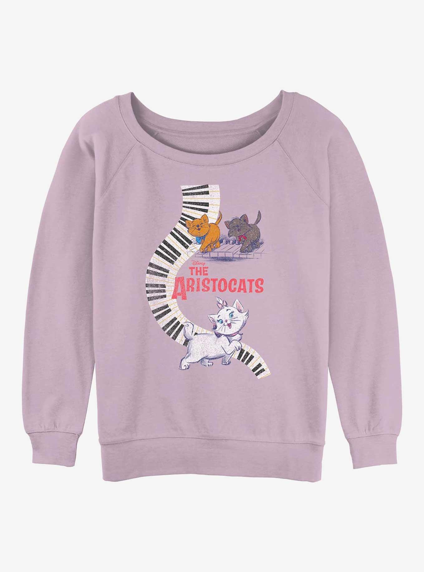 Disney The AristoCats Piano Girls Slouchy Sweatshirt, , hi-res