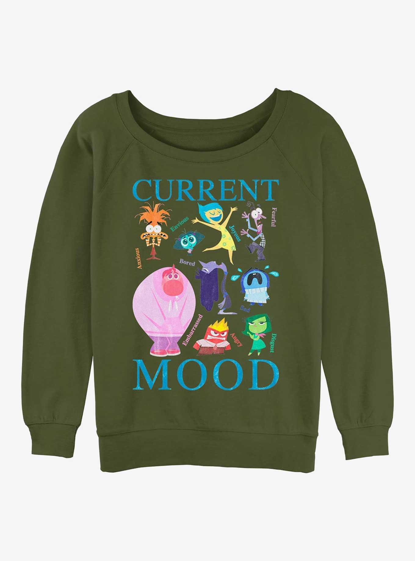 Disney Pixar Inside Out 2 Current Mood Girls Slouchy Sweatshirt, , hi-res