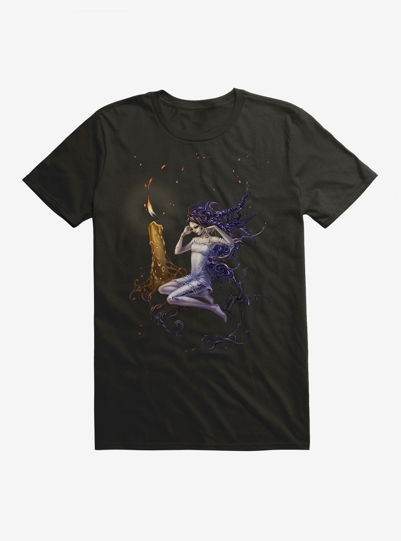 Fairies By Trick Candle Fairy T-Shirt, BLACK, hi-res