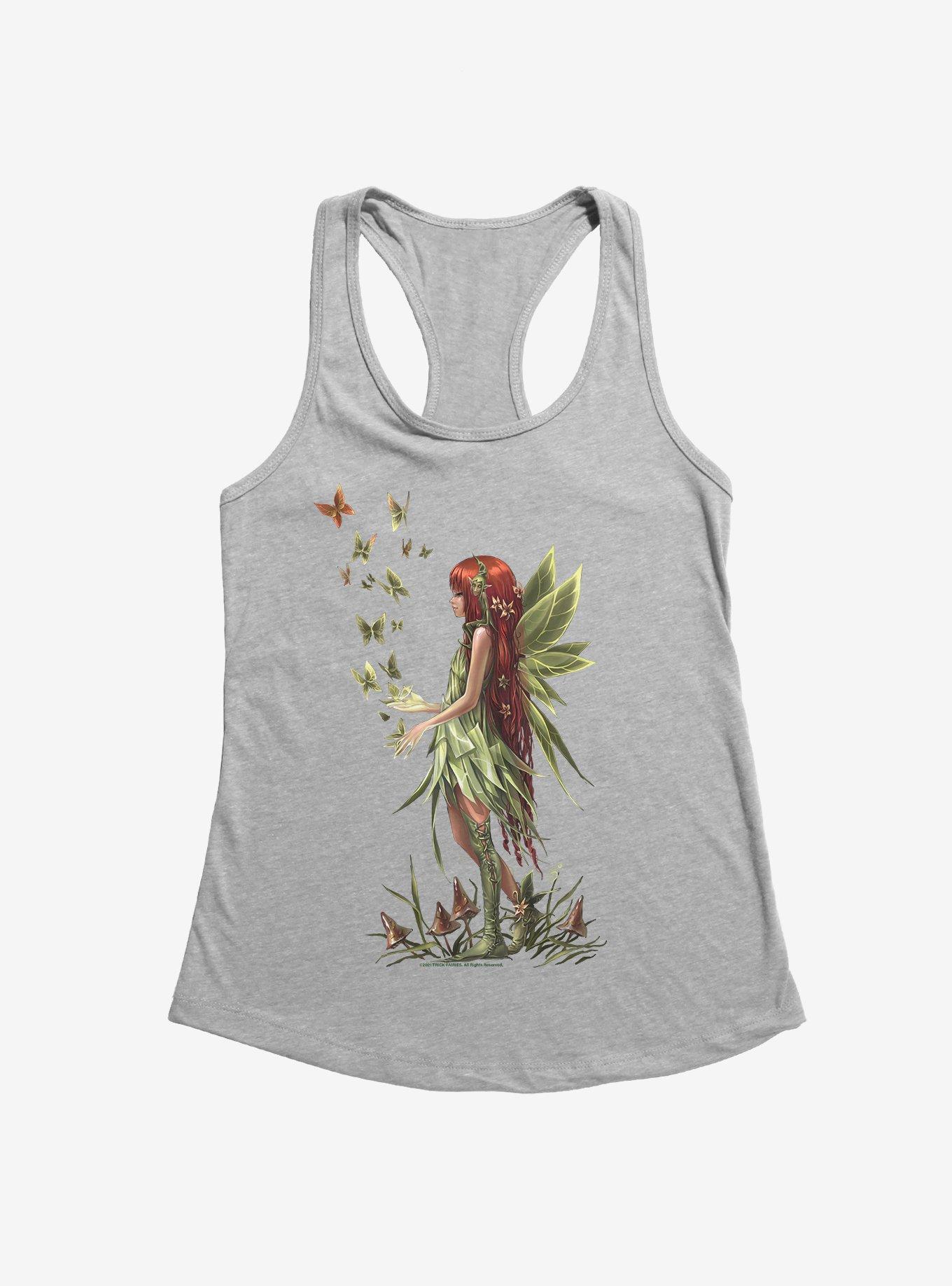 Fairies By Trick Sweet Green Fairy Womens Tank Top, , hi-res
