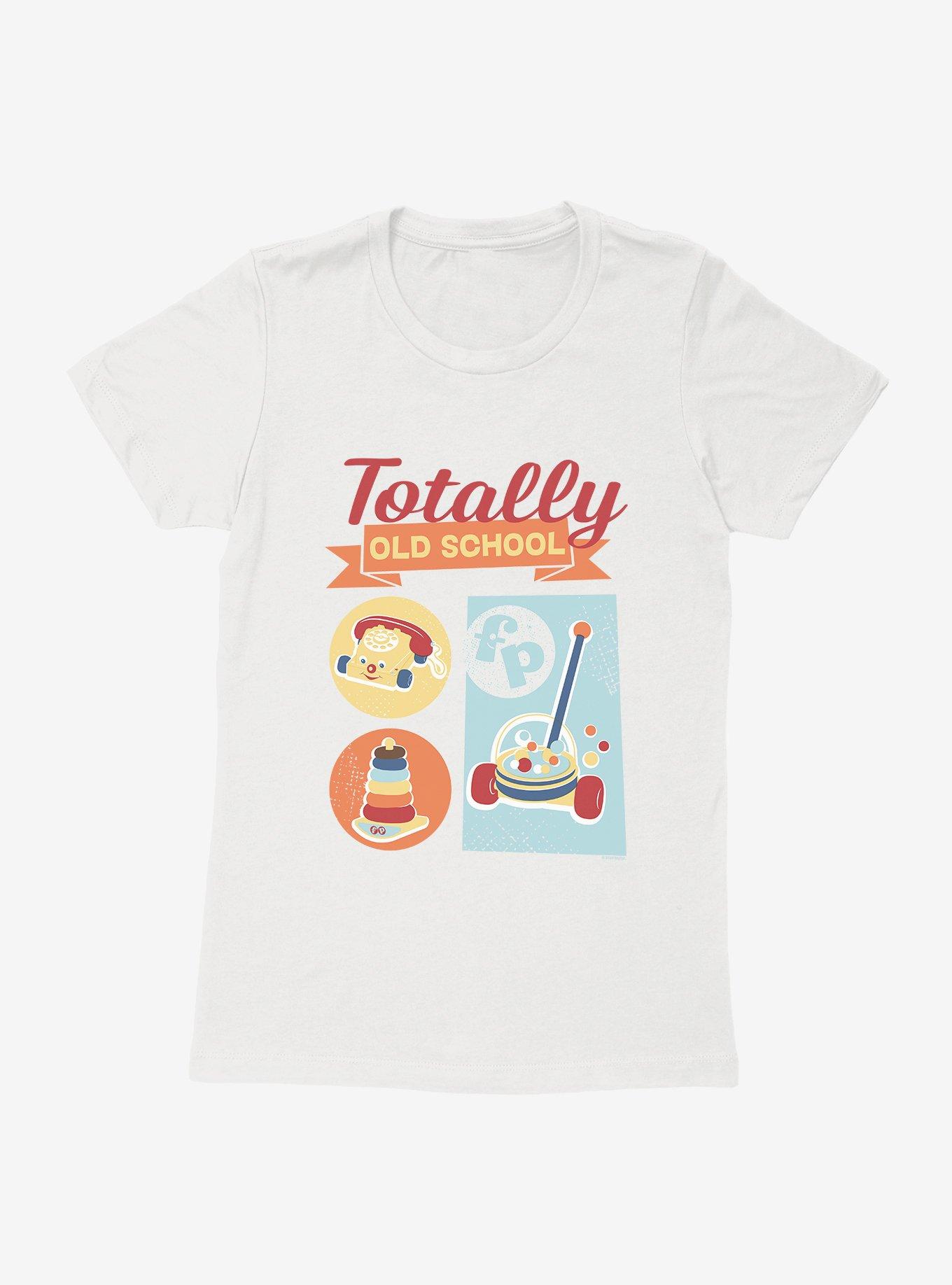 Fisher Price Vintage Toys Old School Womens T-Shirt,Specials : American Fashion Style Bags On Sale