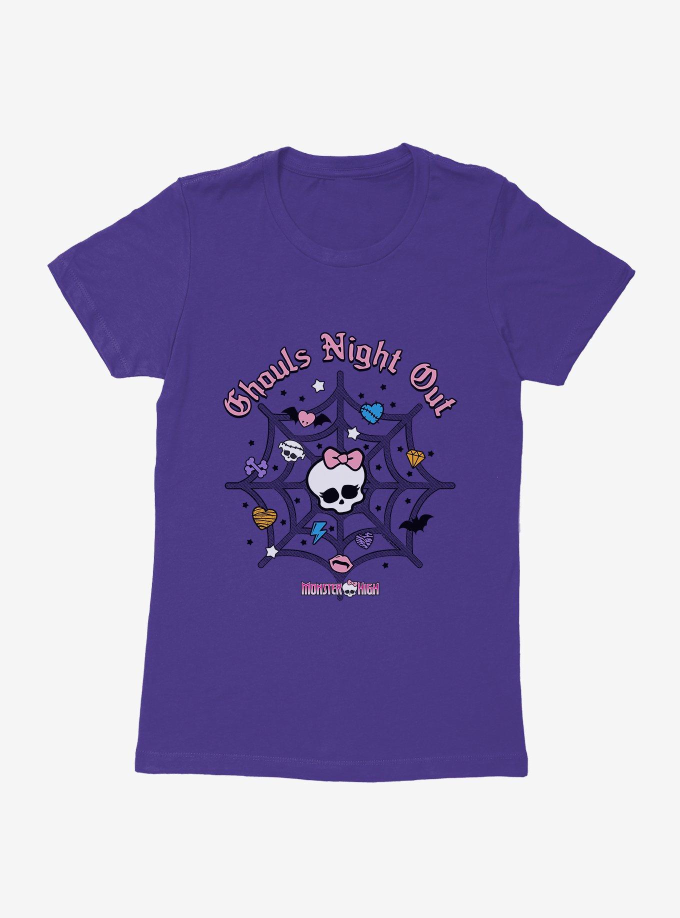 Monster High Color Ghouls Night Out Spiderweb Womens T-Shirt, , hi-res
