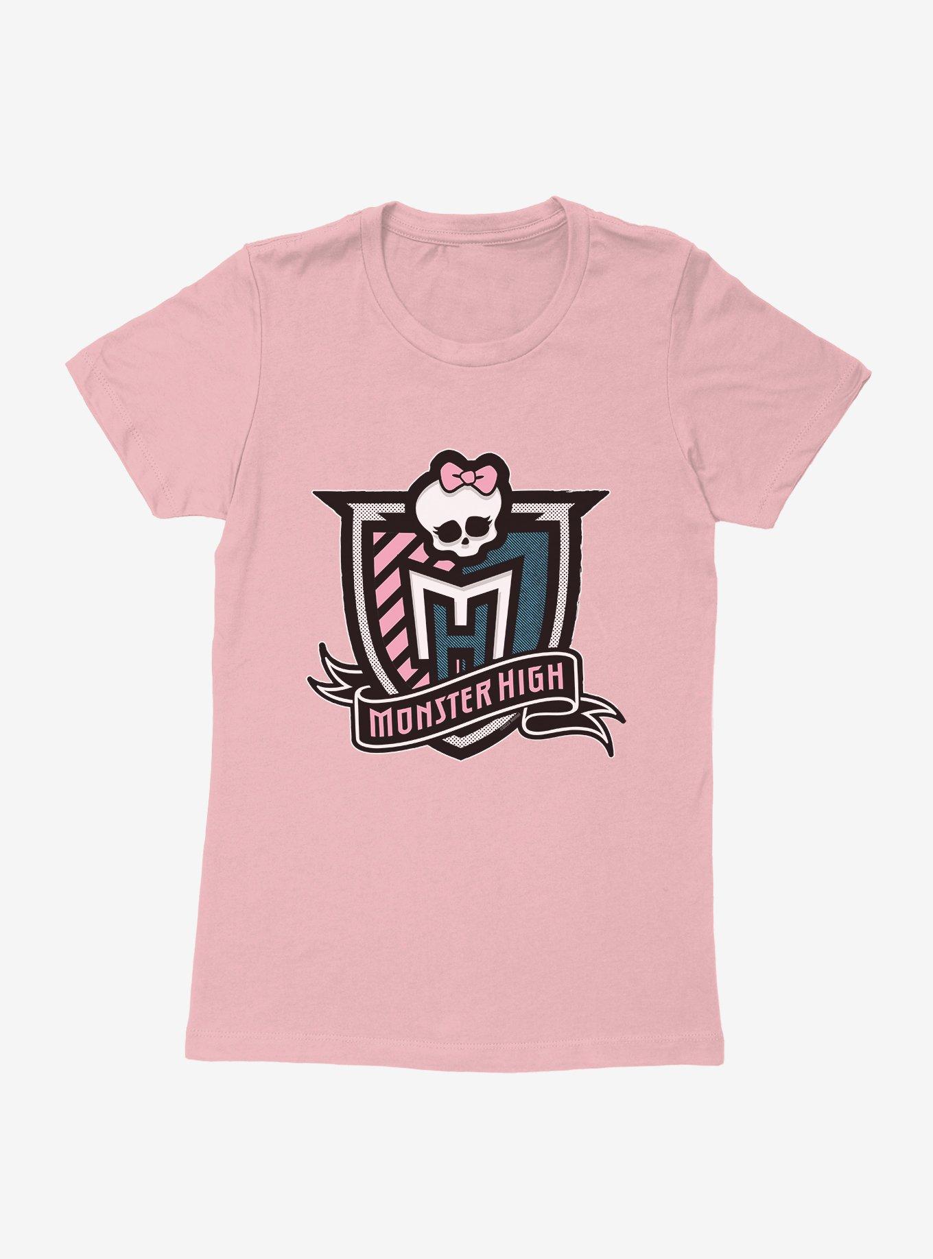 ♡hr♡ Monster High Cute Emblem Logo Womens T-Shirt | BoxLunch