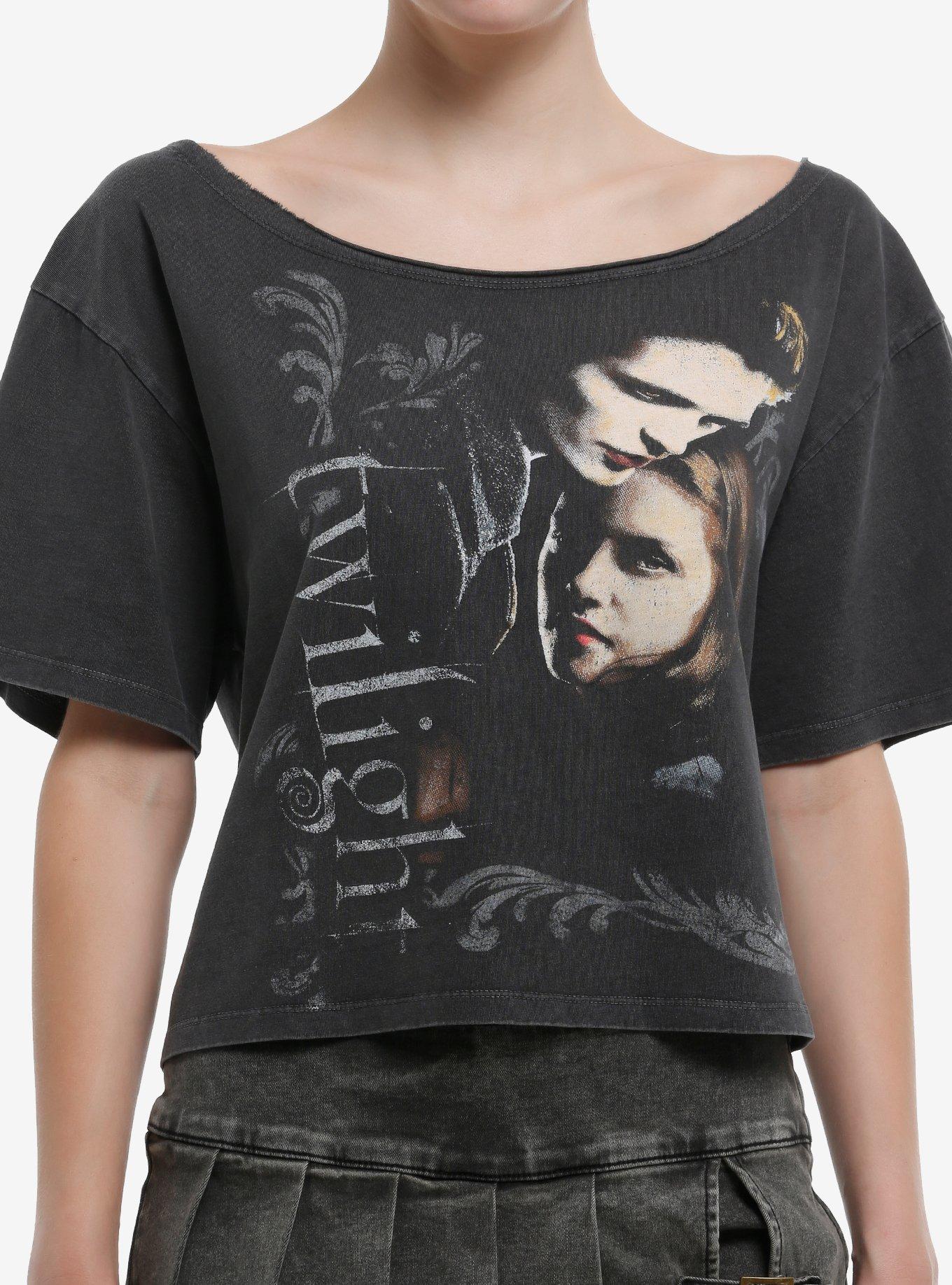 Twilight Jumbo Print Girls Off-Shoulder T-Shirt | Hot Topic